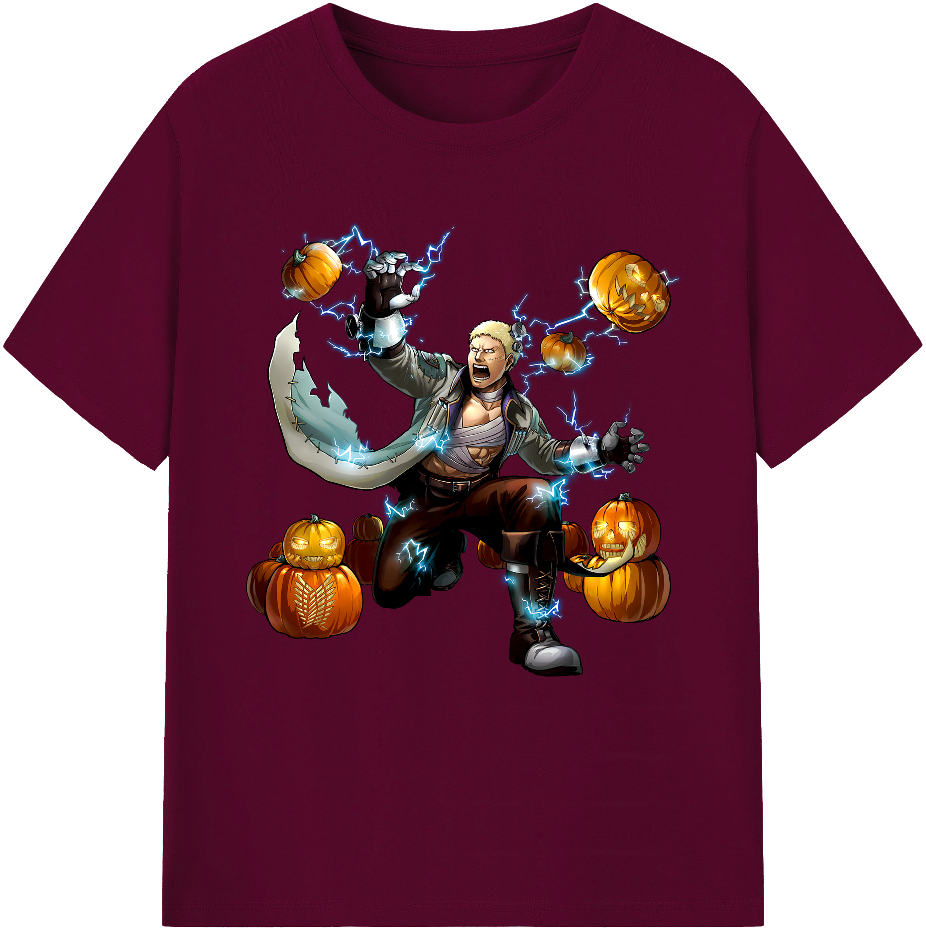 （画像用） 進撃の巨人 ライナー・ブラウン Attack on Titan Reiner Braun レディースカジュアルプリントTシャツ（綿100％）